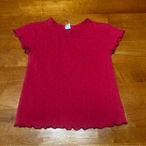 Old Navy Red Kids' Short Sleeve Tee 4T